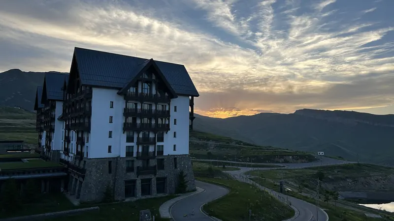 Sunset at Shahdag, Azerbaijan